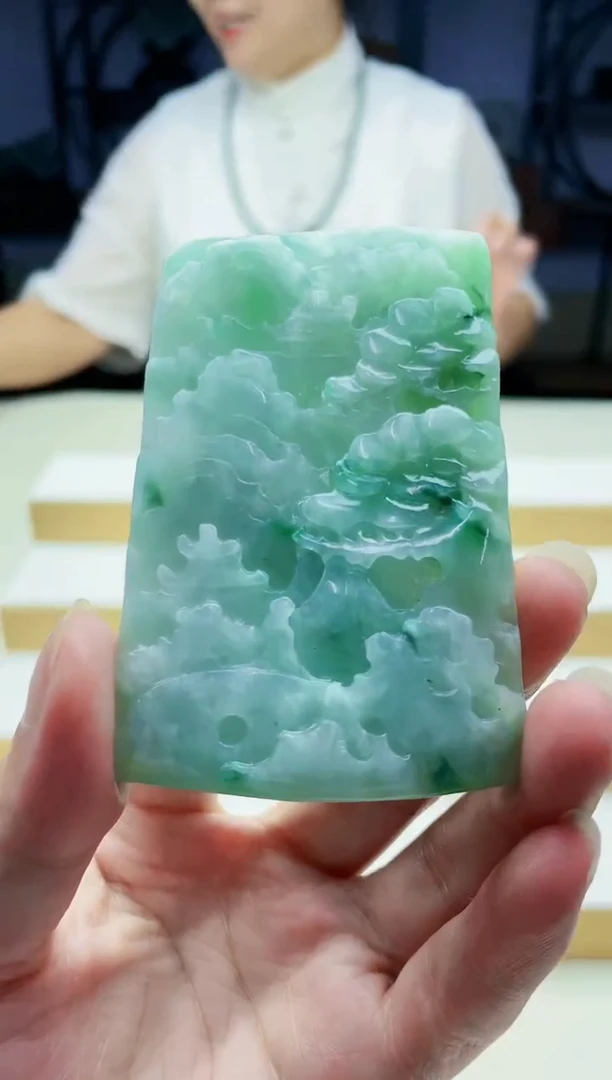 未镶嵌定制翡翠毛货09190140
