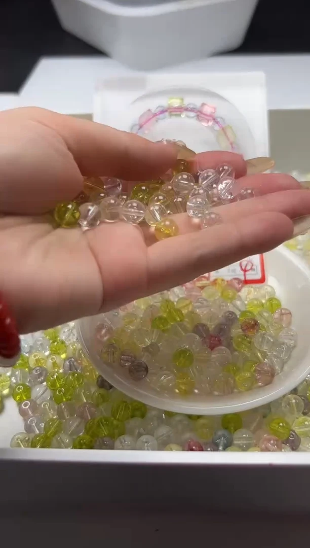 颈饰未镶嵌水晶w2684马卡龙啊赛8mm*30颗