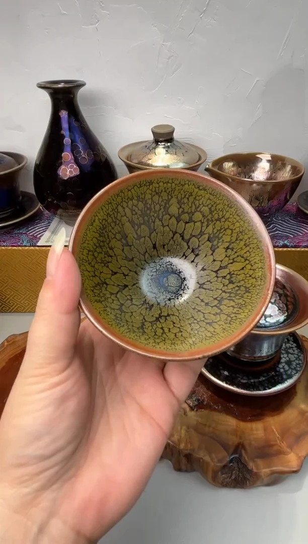 茶盏春申阁福利1只鹧鸪斗笠