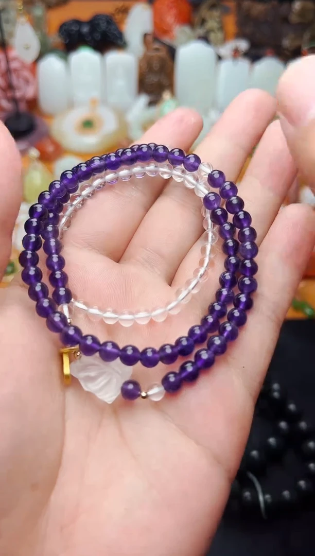 【闪购商品】水晶手串未镶嵌多圈手串01