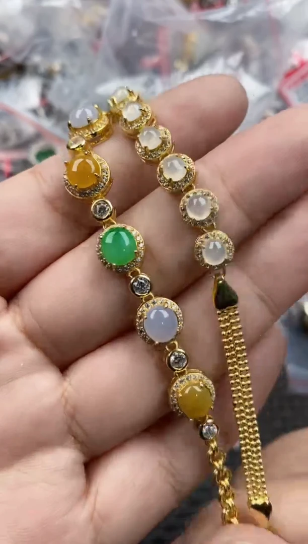 银S925镶嵌戒指翡翠777777   5