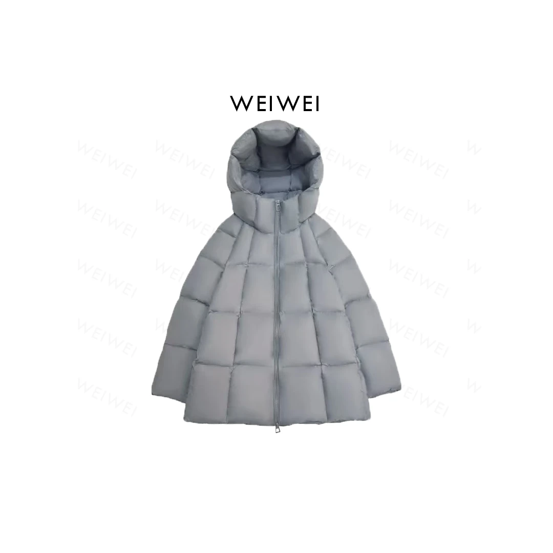 “雪山泡芙”轻暖无胆90白鸭外套