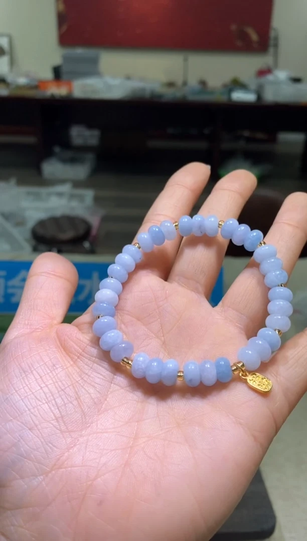 【闪购商品】海蓝宝石手链未镶嵌多样性发一件762