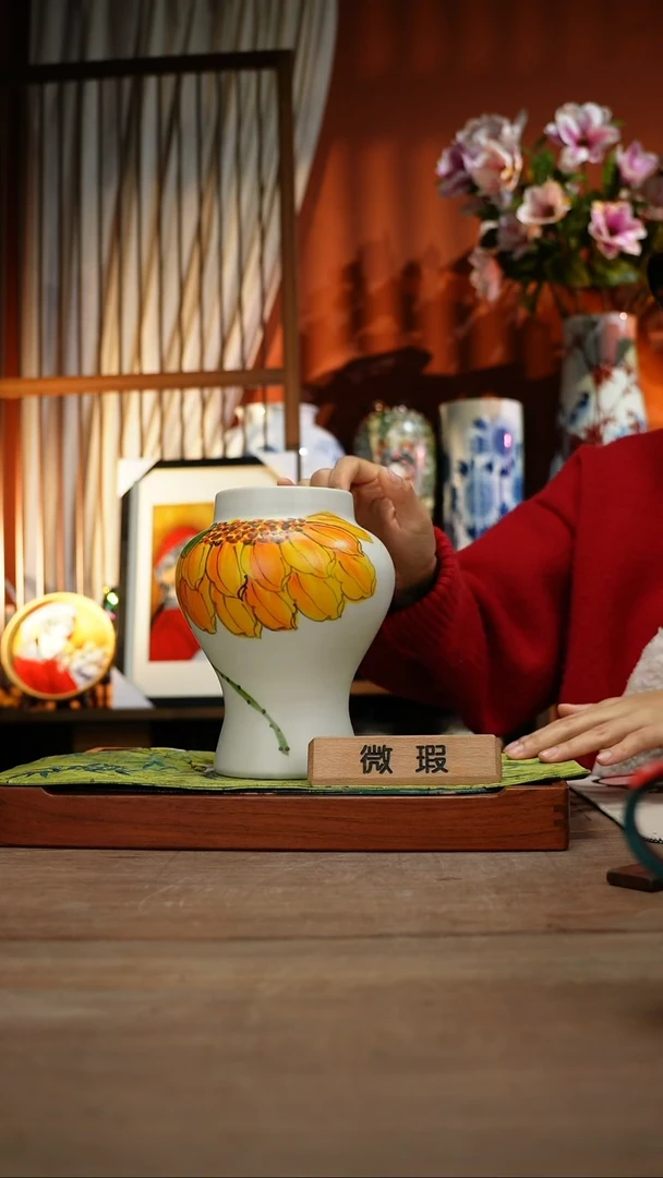 【简家甄选】景德镇设计师釉下手绘陶瓷