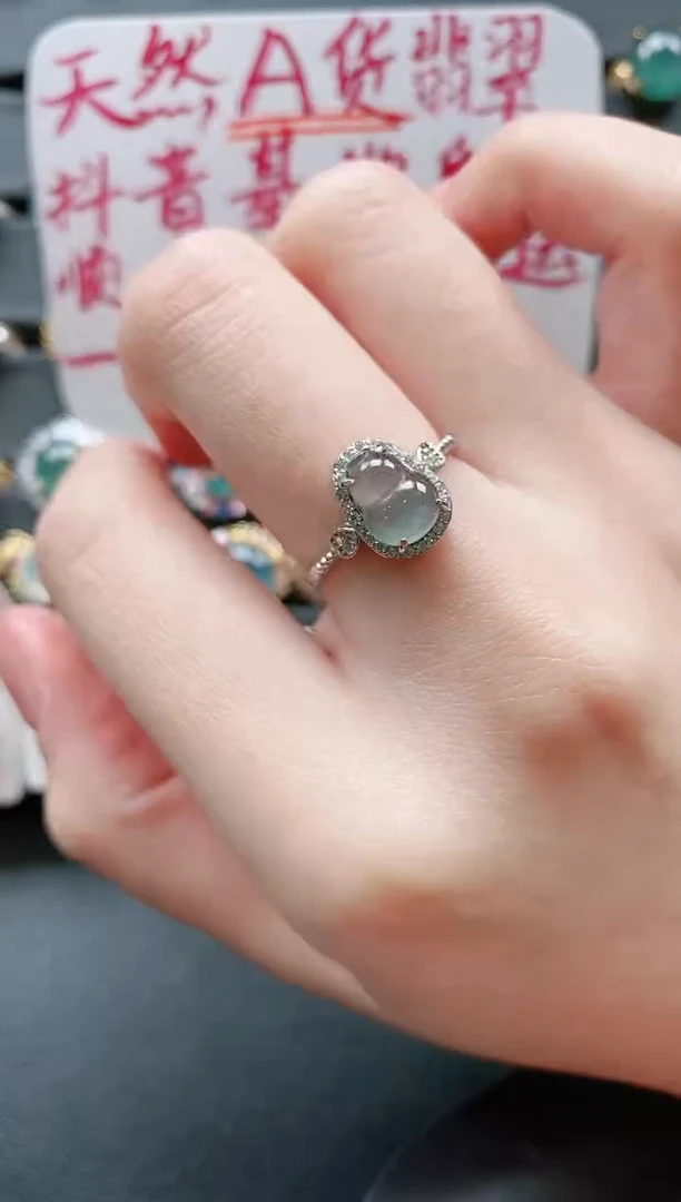 【闪购商品】翡翠戒指银S925镶嵌11111111