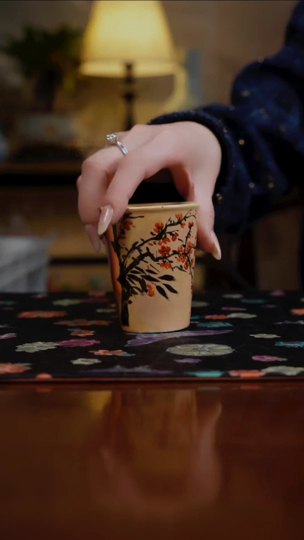 杯景德镇陶瓷杯碗柴烧多人