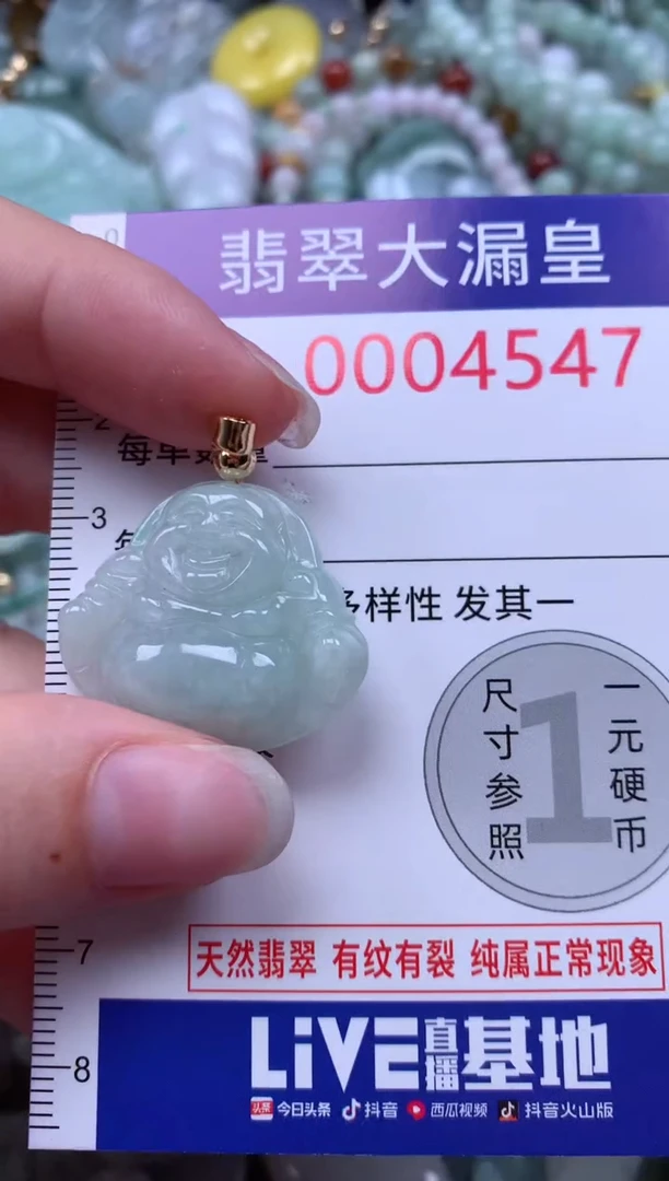 翡翠未镶嵌吊坠(不含链)4547