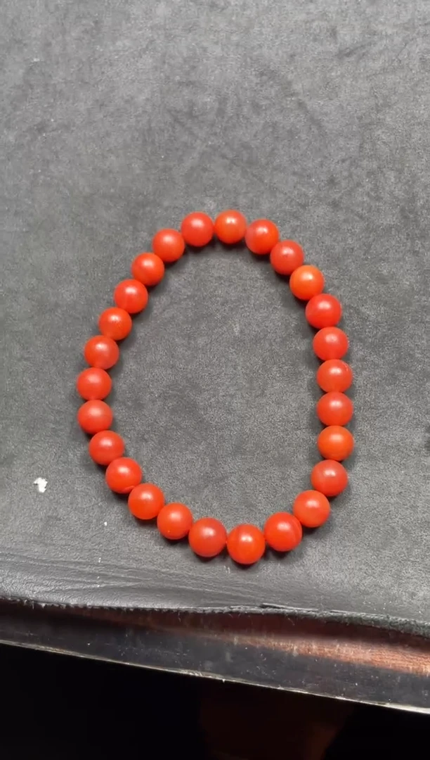 未镶嵌手串南红玛瑙手串