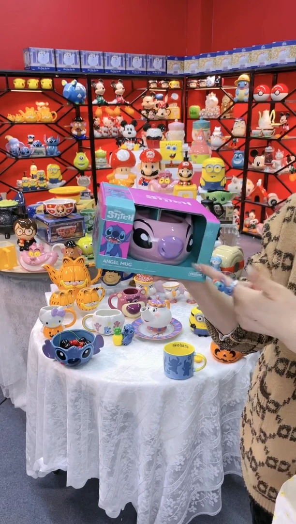 【闪购商品】1安琪3D陶瓷杯（原盒）