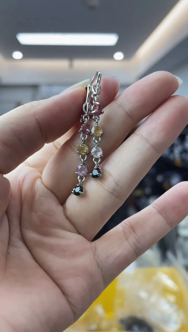 【闪购商品】碧玺·银S925镶嵌多样性一件发货