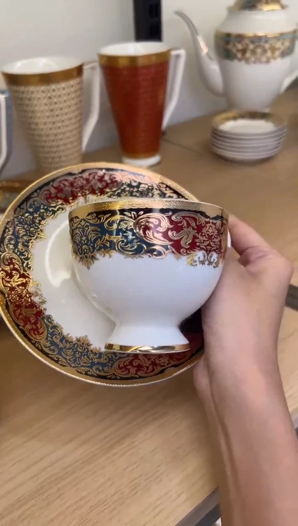 瓷片200cc杯碟两套打包