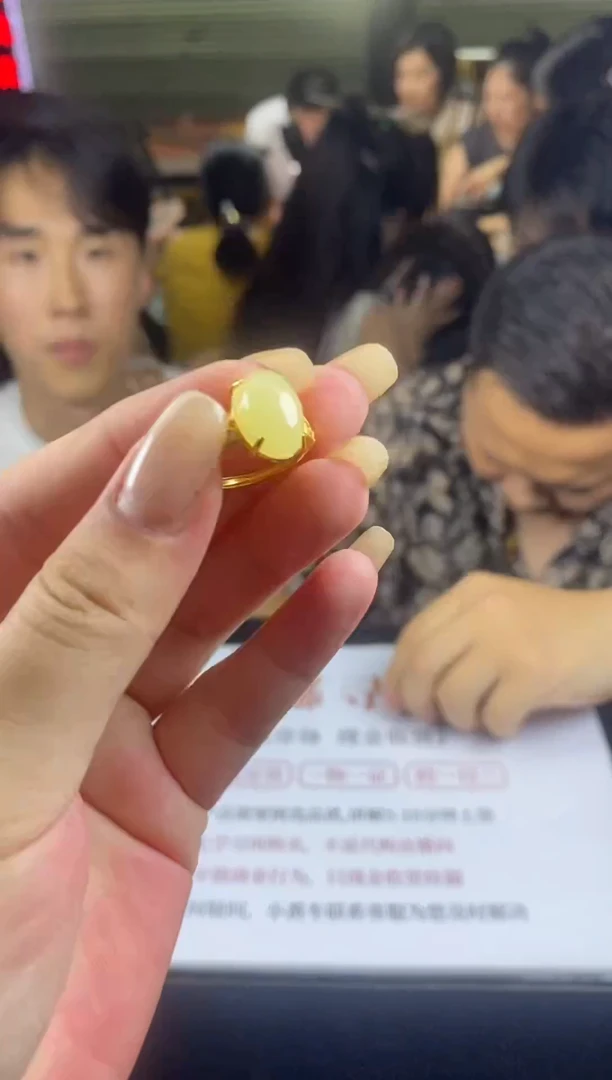 和田玉戒指银S925镶嵌戒指