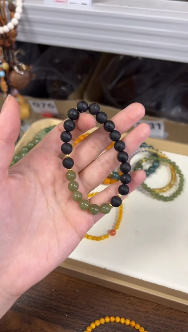 未镶嵌降真香手串天然降真香和田单圈手串[3165]