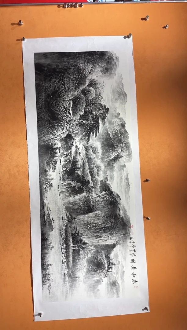 国画刘金玉老师亲笔手绘