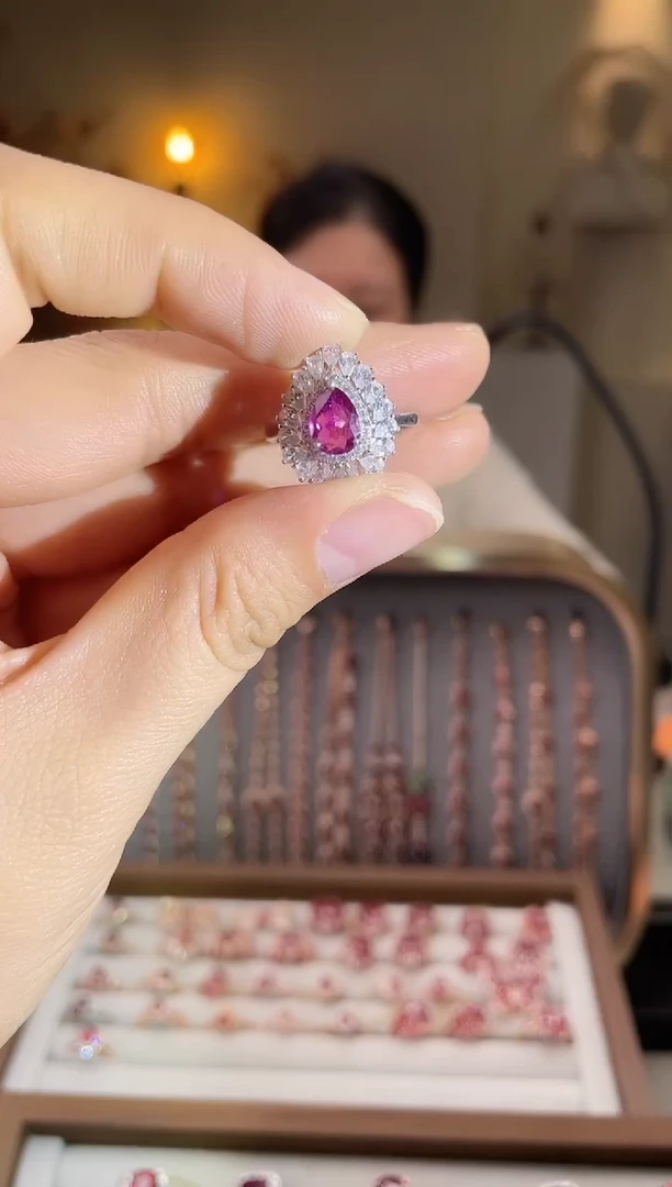 银S925镶嵌手饰碧玺手饰