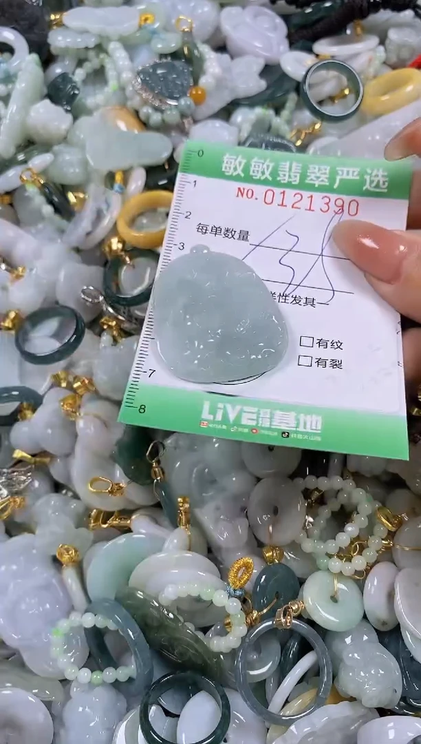 【闪购商品】翡翠颈饰未镶嵌闪购0121390多样性发其一