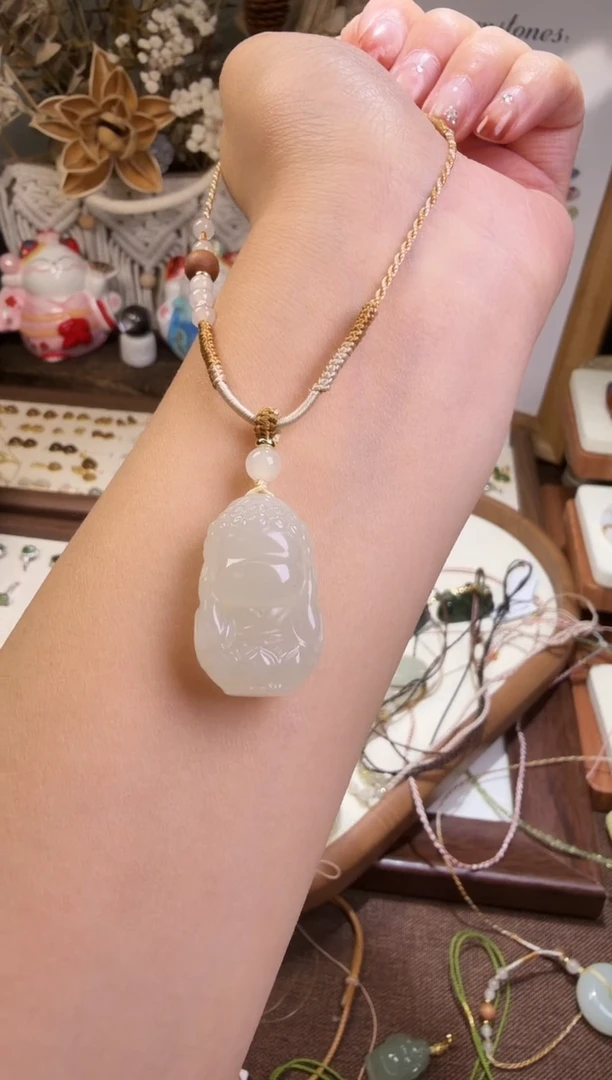 水晶摆件未镶嵌项链