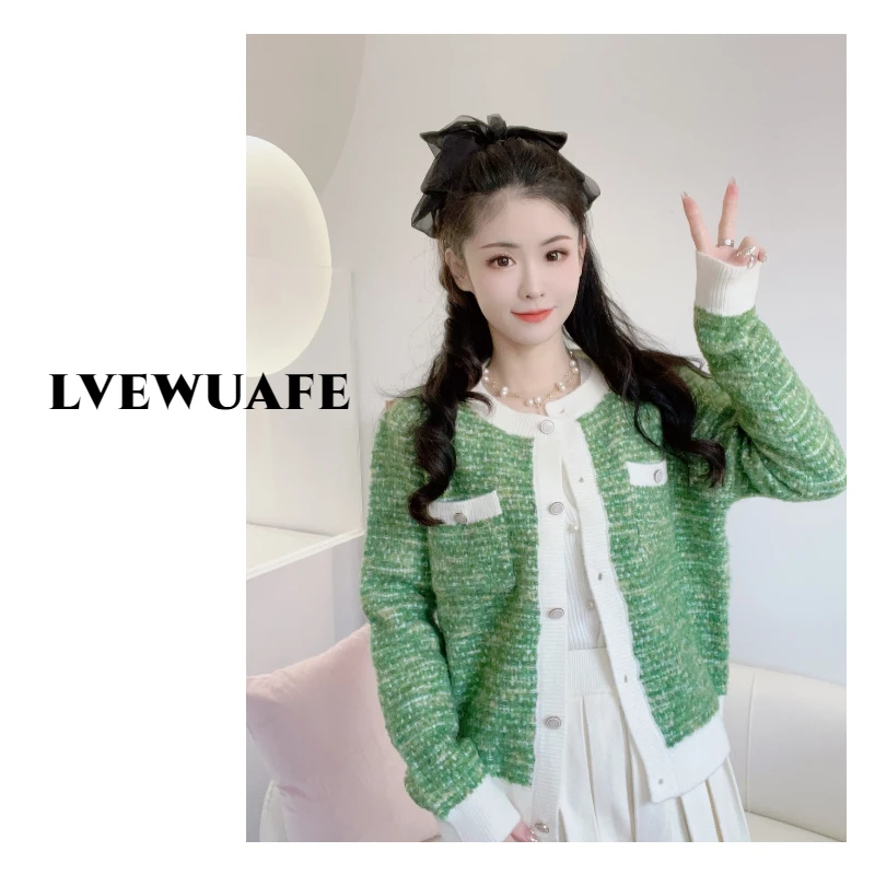 爱路菲1302-M002 新款2025 温柔设计风气质 针织女士开衫 名媛