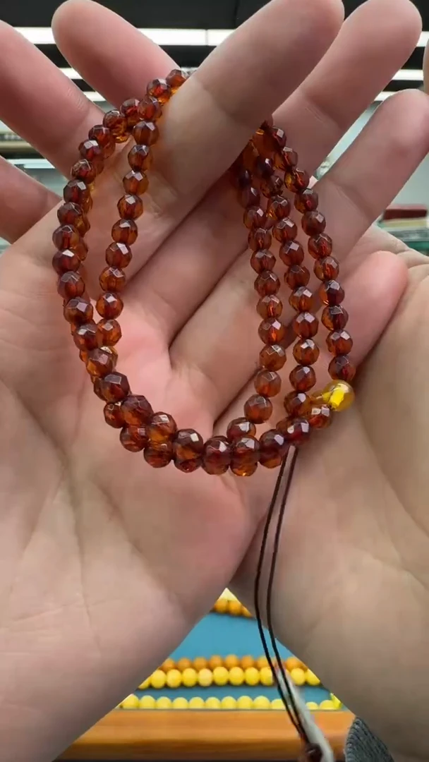 【闪购商品】琥珀颈饰未镶嵌秒拍号324