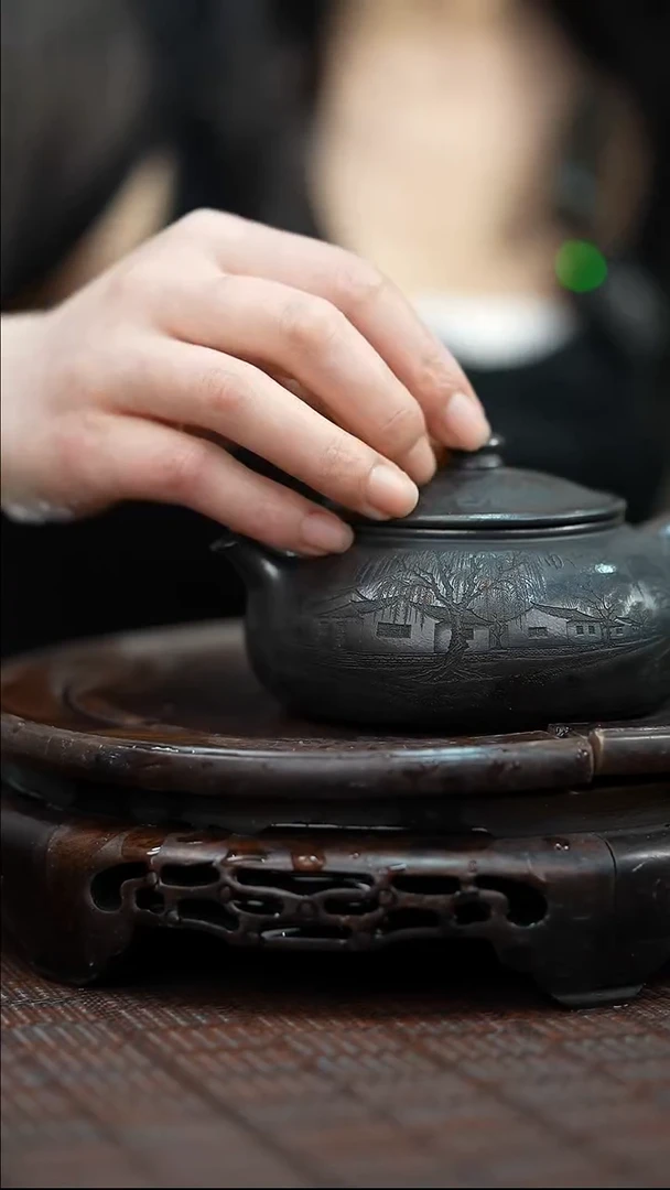 茶壶紫砂宜兴紫砂岁颐传砂原矿全手12