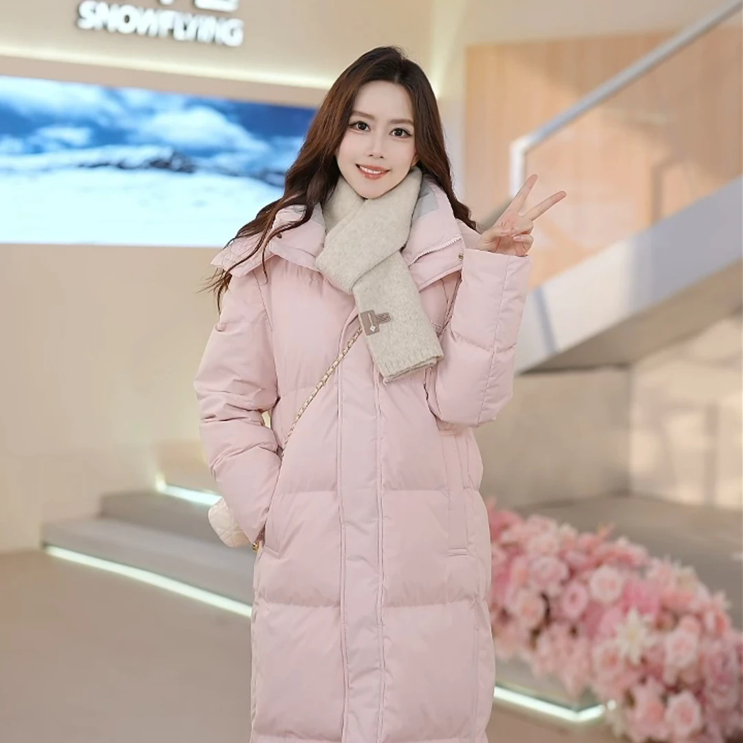 【长款清仓】雪中飞冬季加厚款中长款女款羽绒服GQX40146306FX