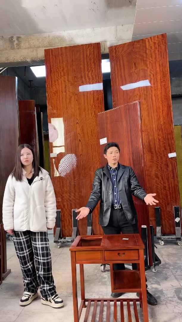 【闪购商品】【安哥拉紫檀】C776单抽屉茶水车*1（微瑕疵）