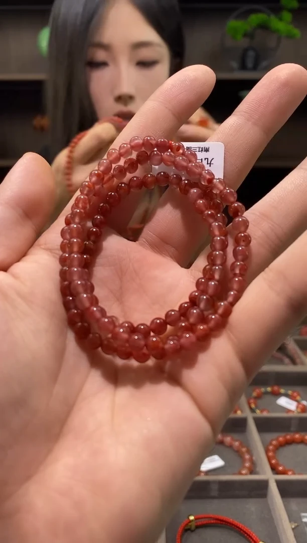 未镶嵌手链南红玛瑙南红多圈手串项链 5mm+ 多样性发一