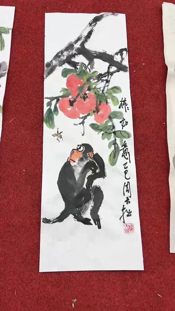 国画周大拙/国画/花鸟