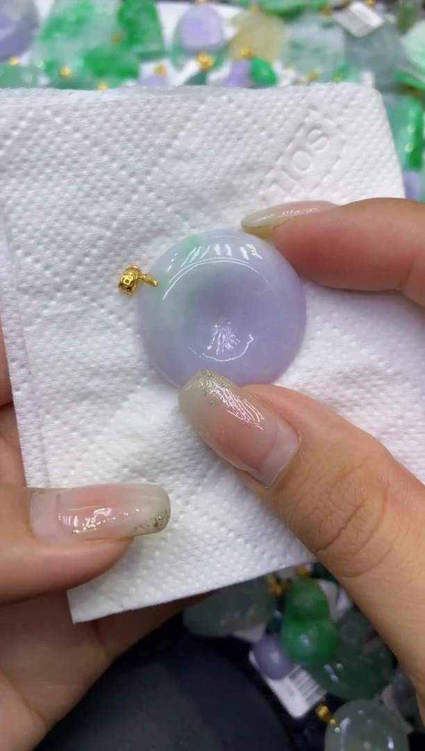 颈饰未镶嵌翡翠天然缅甸A货翡翠