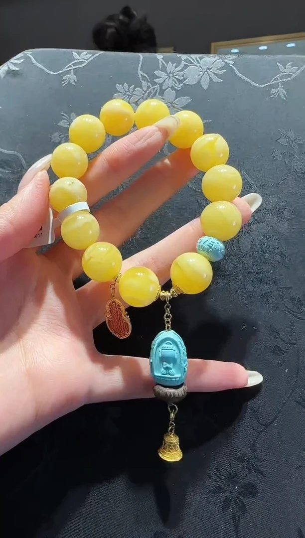 【闪购商品】琥珀手串未镶嵌蜜蜡手串设计款