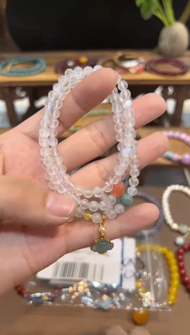 【闪购商品】长石手链未镶嵌@@手饰