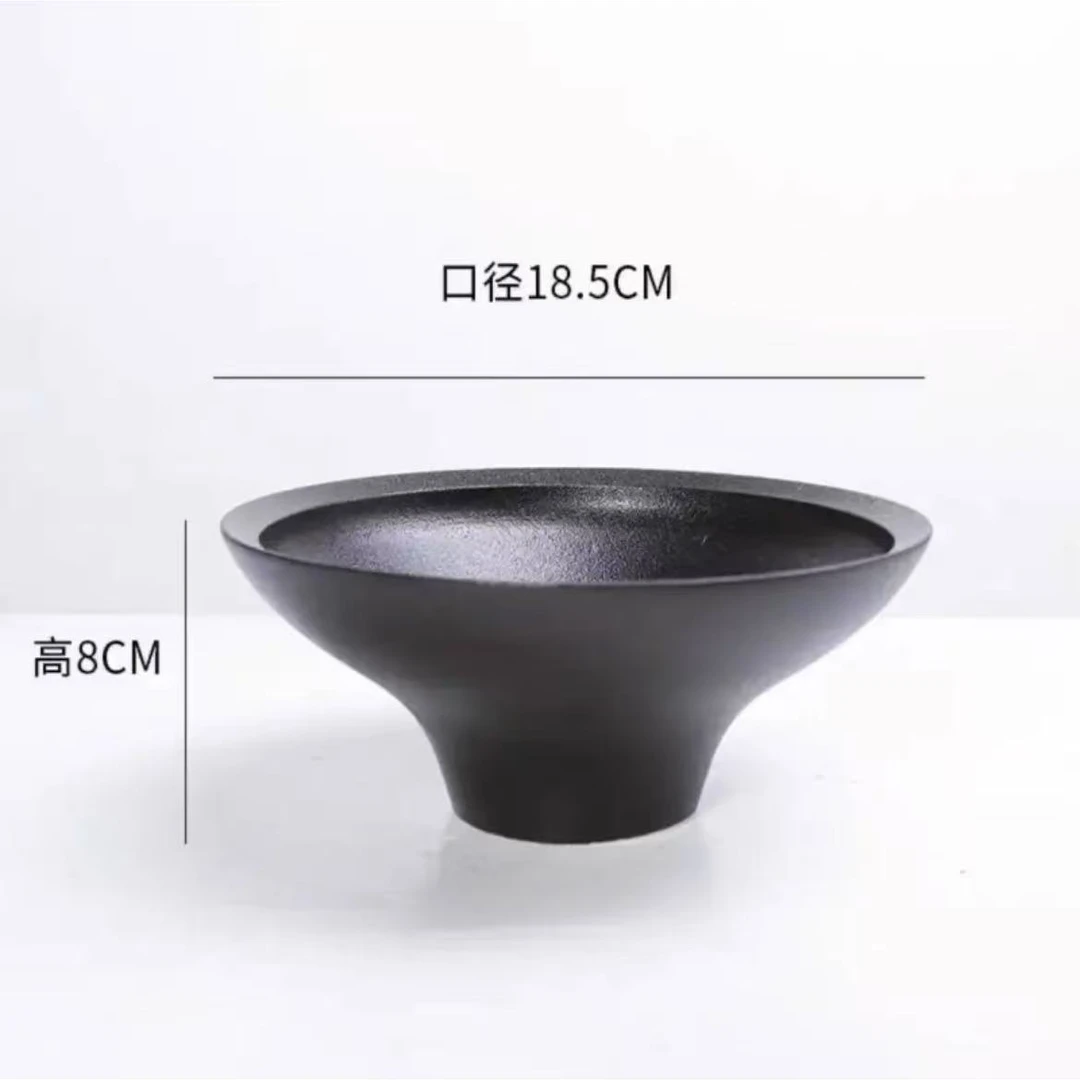 中式水培陶瓷托盘禅意苔藓球专用可用于茶几茶室室内