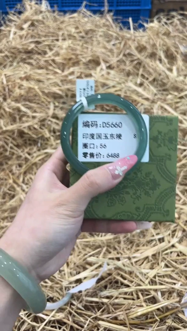 未镶嵌手镯石英质玉D5660