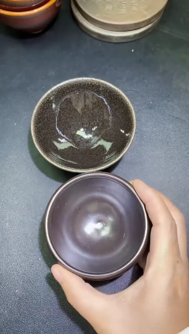 茶盏26两只微瑕