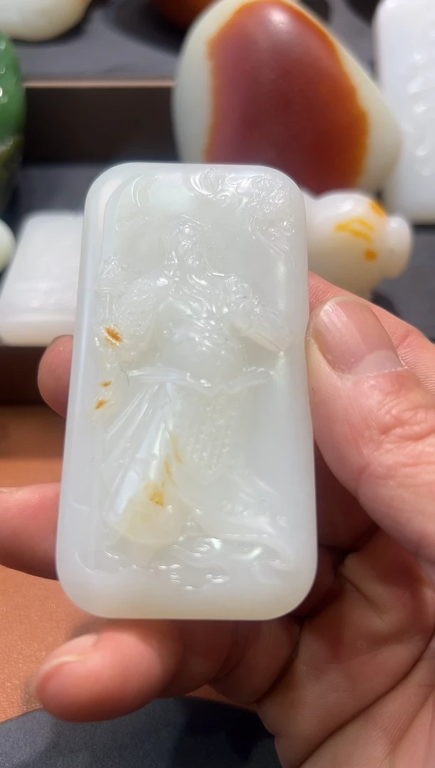 未镶嵌和田玉把件松**风和田玉