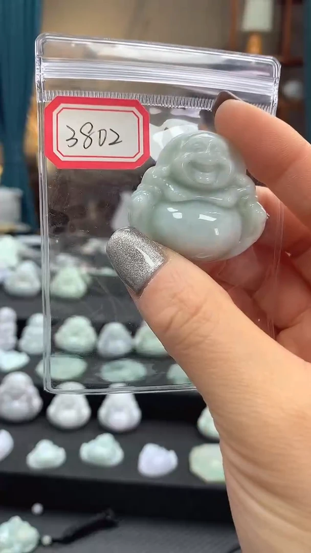 颈饰未镶嵌翡翠佛公 3802