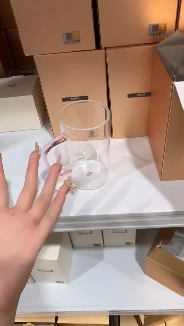 @@禾器晶彩清简杯浅粉色