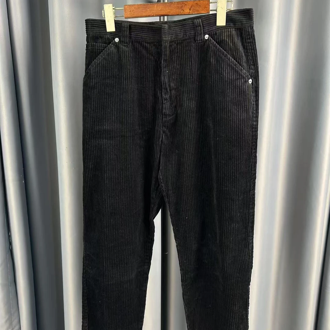 99新 Prada/普拉达 秋冬休闲纯色灯芯绒长裤