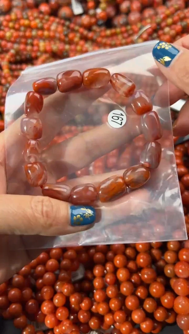 未镶嵌手串南红玛瑙11+