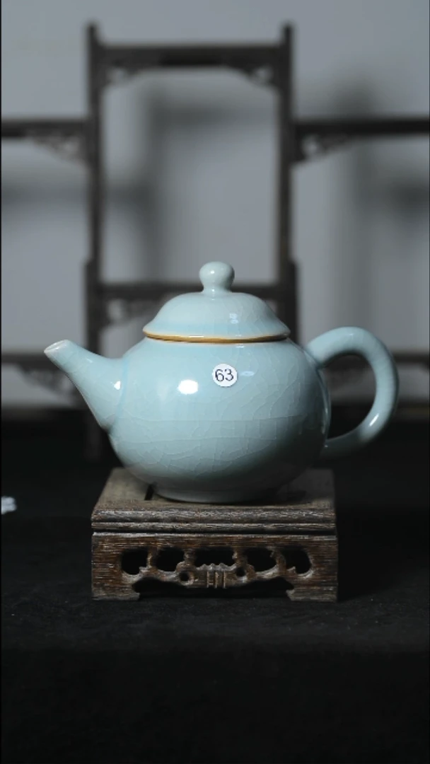 陶瓷63全品喜庆壶清凉寺汝瓷