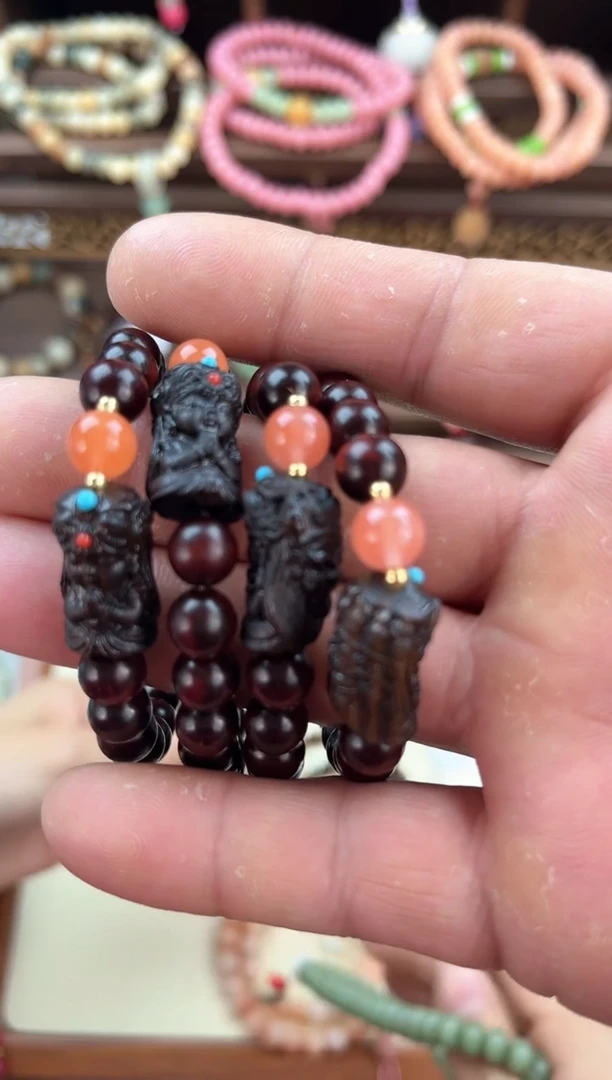 【闪购商品】檀香紫檀（小叶紫檀）手串/手链小叶紫檀扎基单圈手串