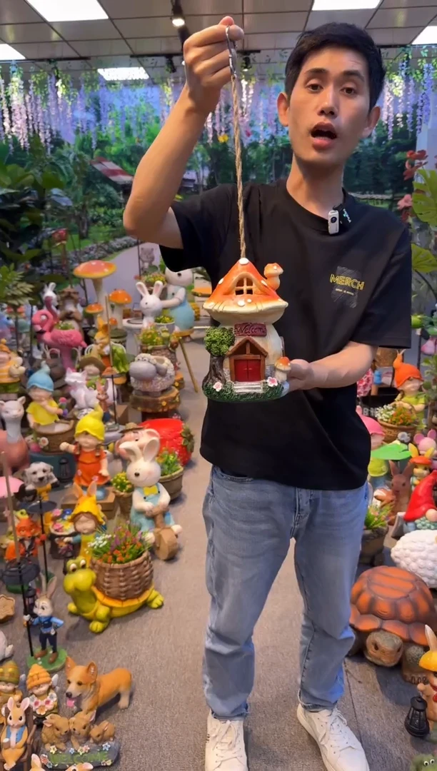 无花朵花园庭院摆件&00&