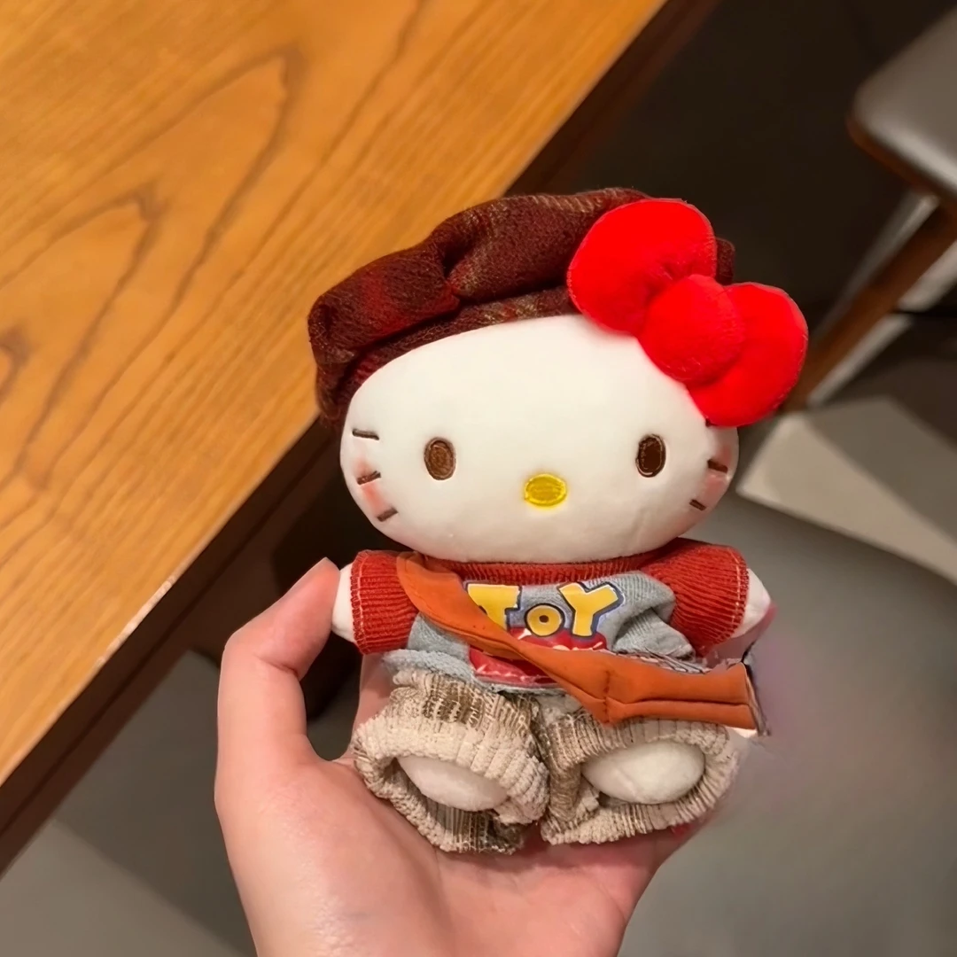 时尚kitty包包挂件书包挂饰可爱运动老钱风女生卡通毛绒公仔玩偶