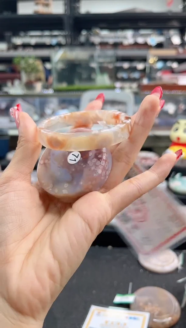 未镶嵌手镯石英质玉55圈口 （赠品镯心）3444402