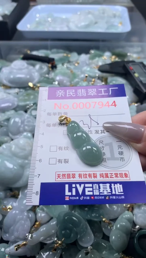 颈饰未镶嵌翡翠7944