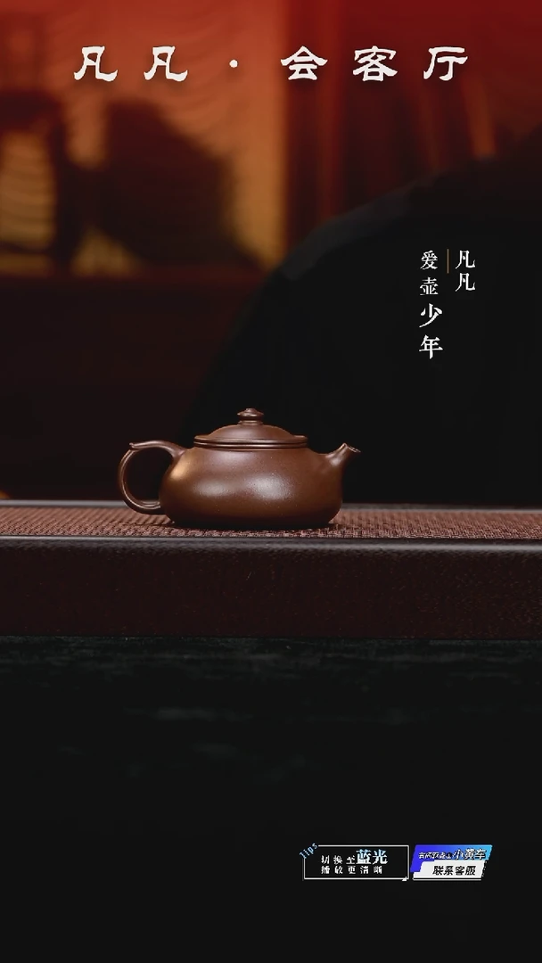 凡凡会客厅 潘俊昌紫砂壶28 寒江紫泥180cc