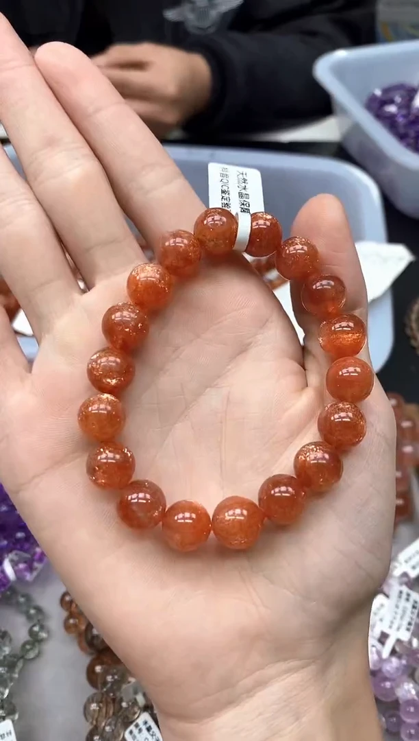 未镶嵌手串日光石V*CA28金太阳11mm