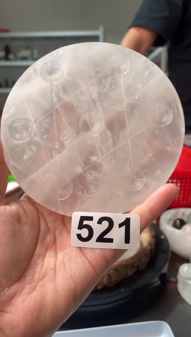 未镶嵌大型摆件（非配饰）水晶白水晶七星盘521