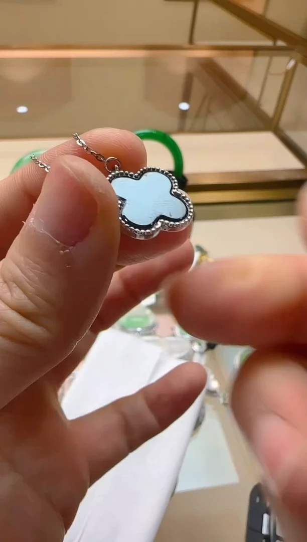 【闪购商品】翡翠套链银S925镶嵌多样性团购发一件