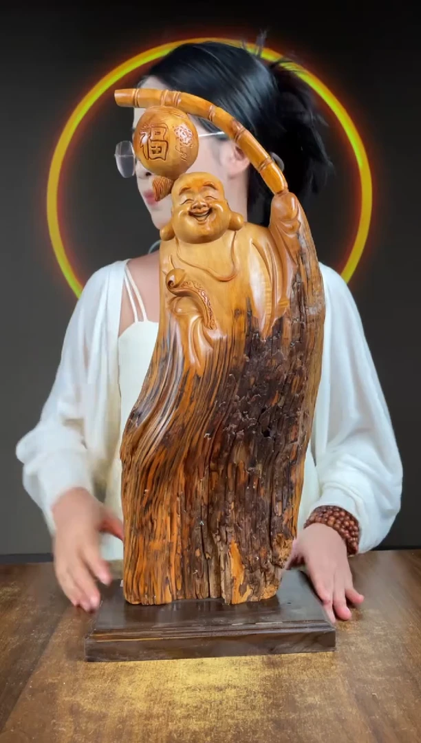 柏木（崖柏）手工摆件,先抢先得! 编号:89